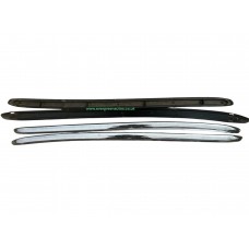 microcar m-go roof rails in chrome finish